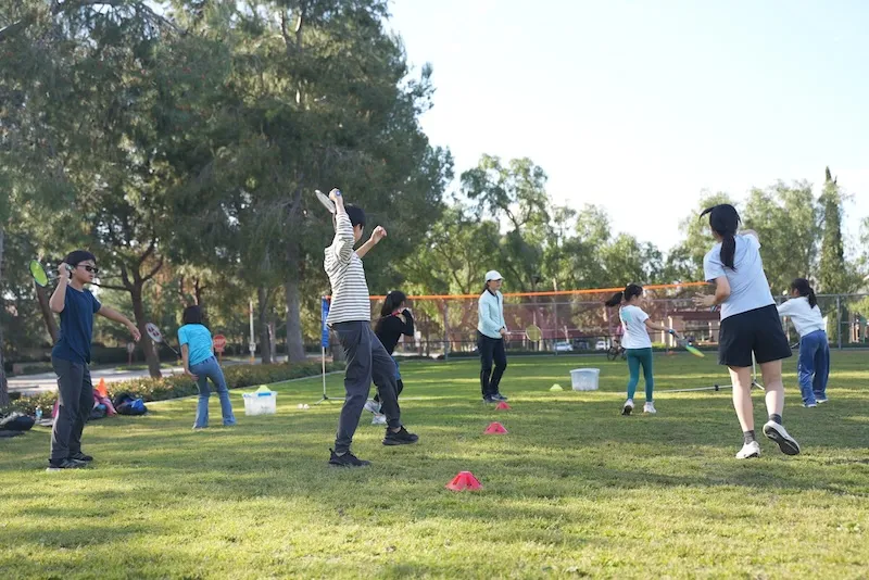Irvine youth badminton Class