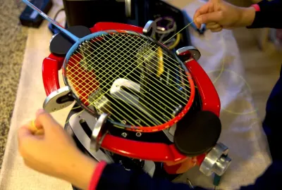 Irvine badminton racket string 1