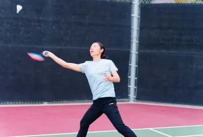 Irvine badminton training Champion coach 4