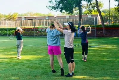 Irvine badminton adult class 2