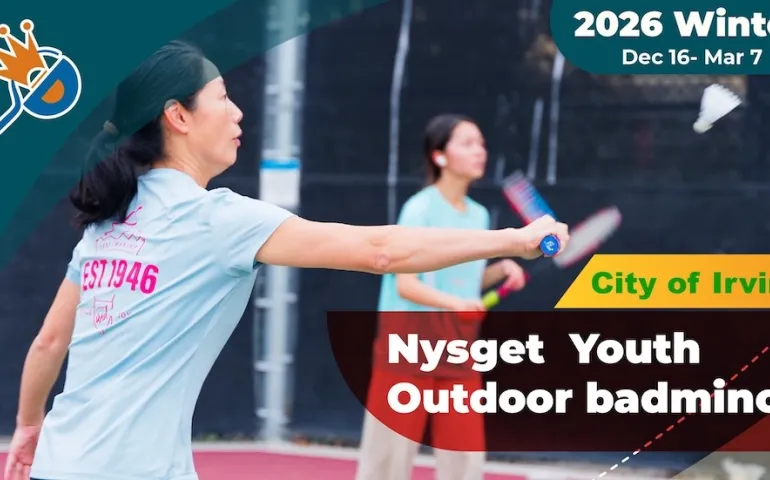 2026 winter Irvine badminton class